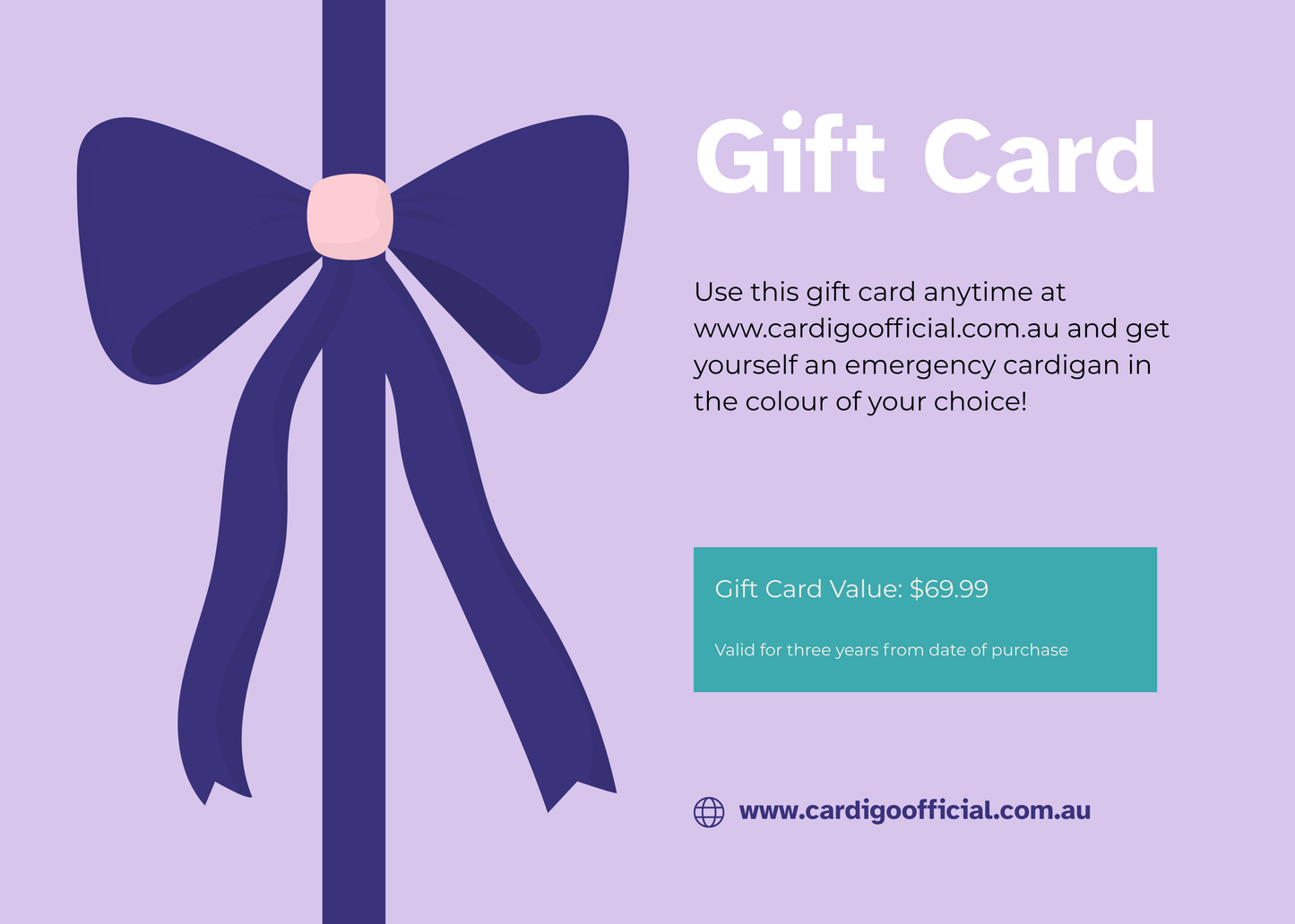 CardiGo Emergency Cardigan - Gift Card