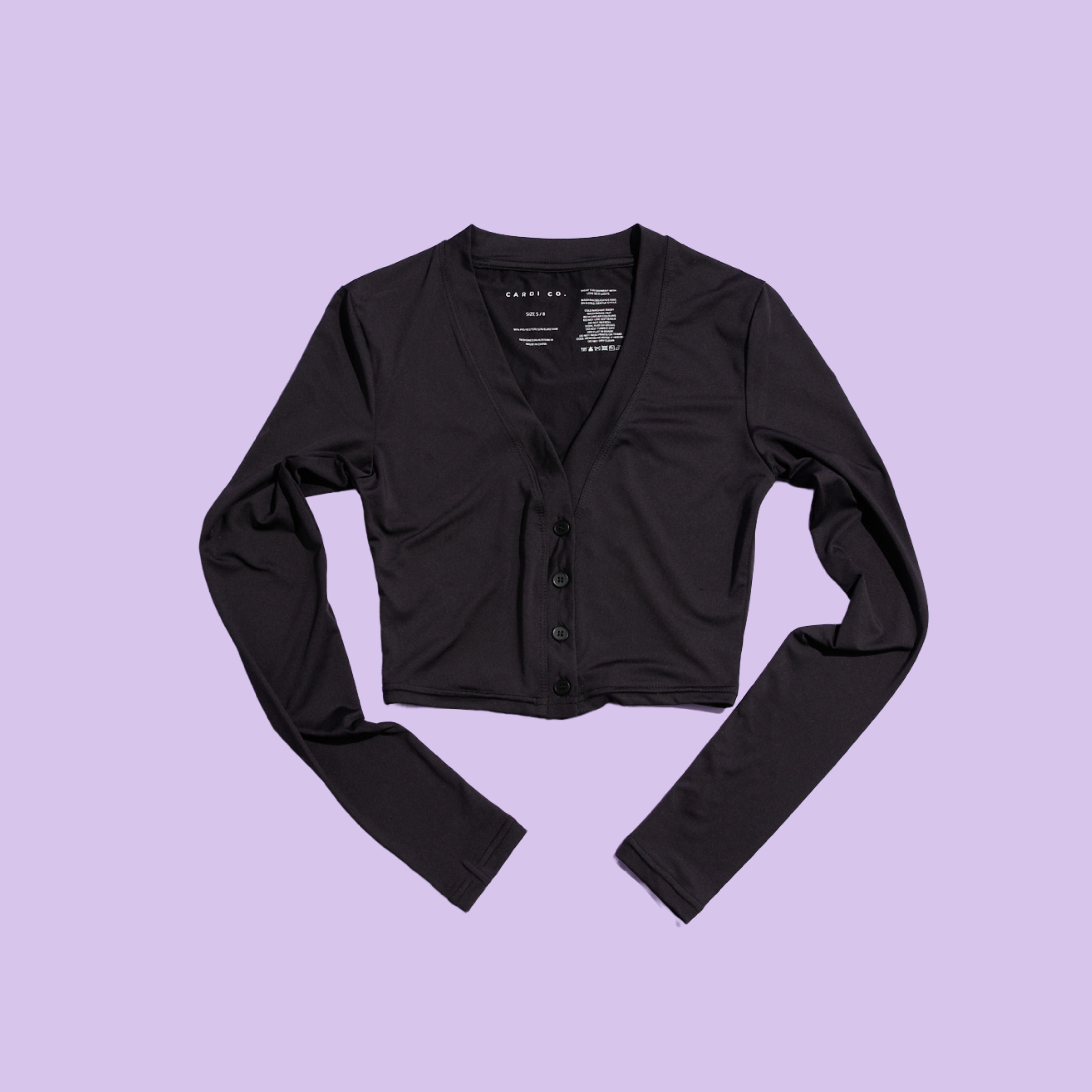 Classic Black - CardiGo Official Emergency Cardigan